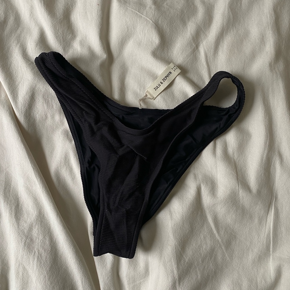 Zulu & Zephyr Black Bikini Bottom